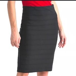 Joseph Ribkoff Elegant Black Pencil Skirt size 12